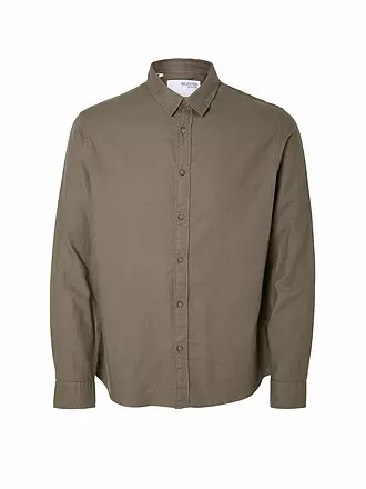 SELECTED | Chemise en flanelle slim fit SLHSLIMOWEN | hellbraun